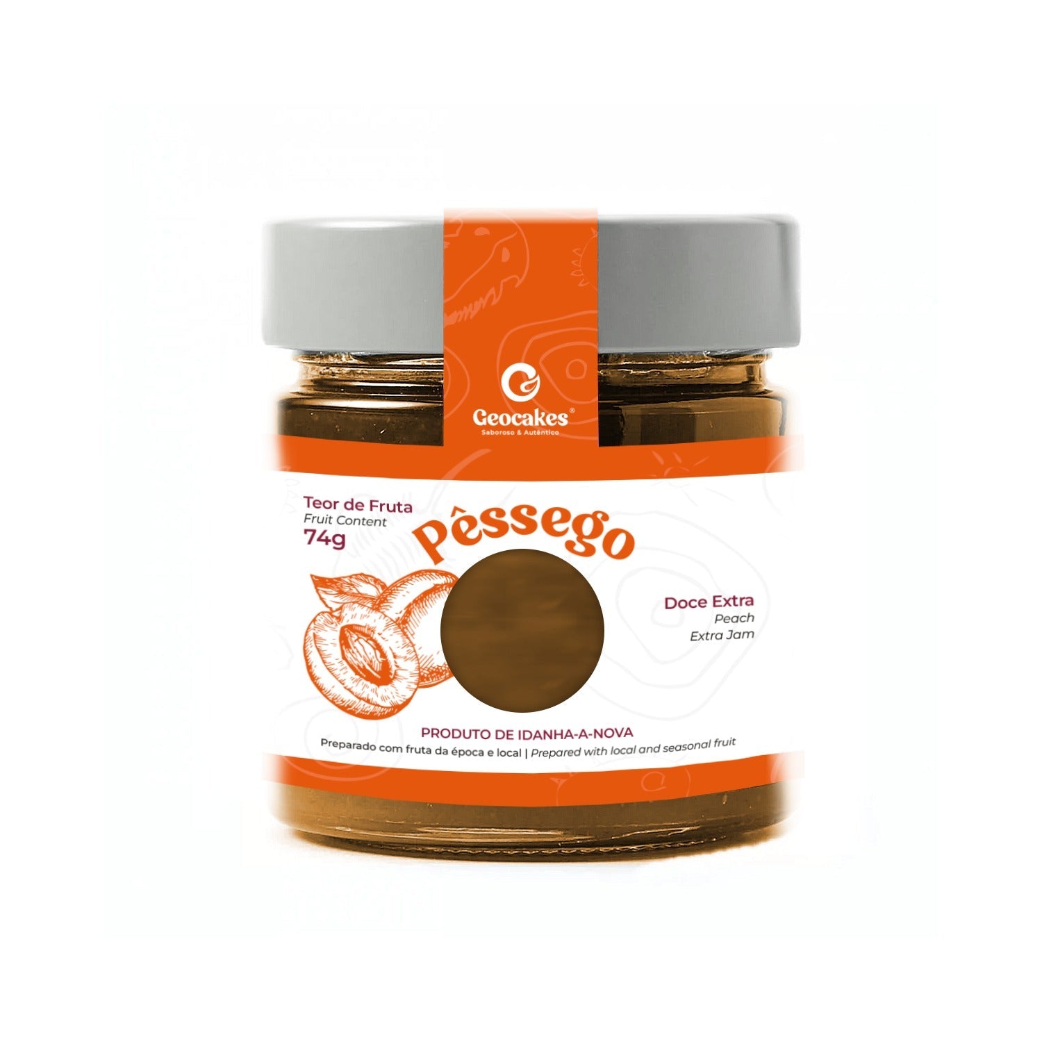 Doce de Pêssego Biológico Português 240g