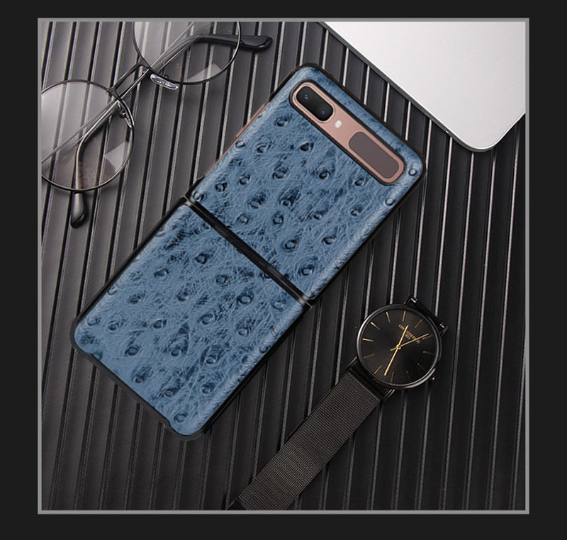 Camel Pattern Business Leather Case Folding Protective Cover Phone Case