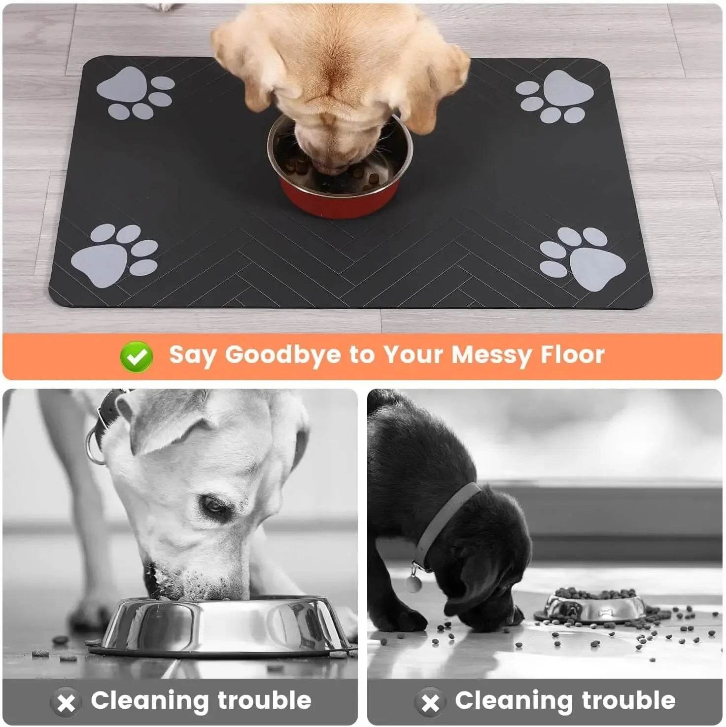 Dog Cat Food Mat - Durable Feeding Mats - Loja Manuel Coelho