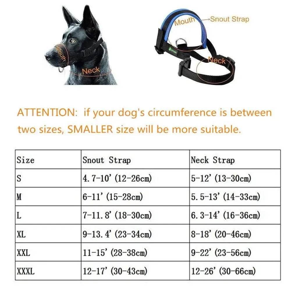 Breathable Dog Muzzle Set - Anti Bark Training Tool - Loja Manuel Coelho