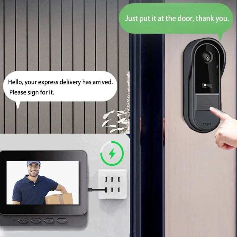 Sherway HD Wireless Video Doorbell Camera - Loja Manuel Coelho