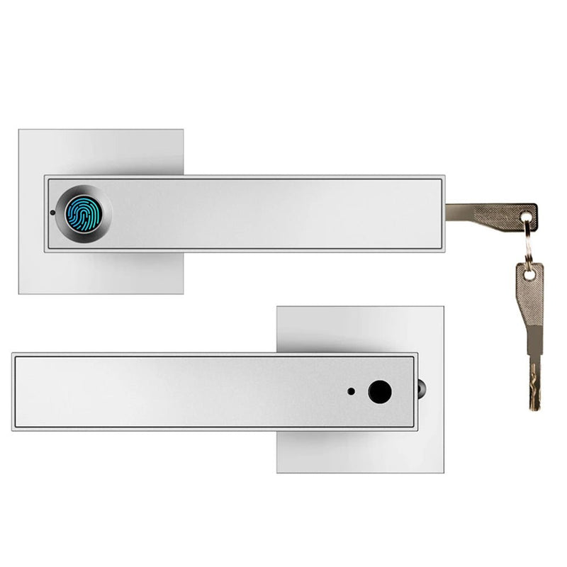 Fingerprint Door Lock Handle USB Rechargeable Anti Theft - Loja Manuel Coelho