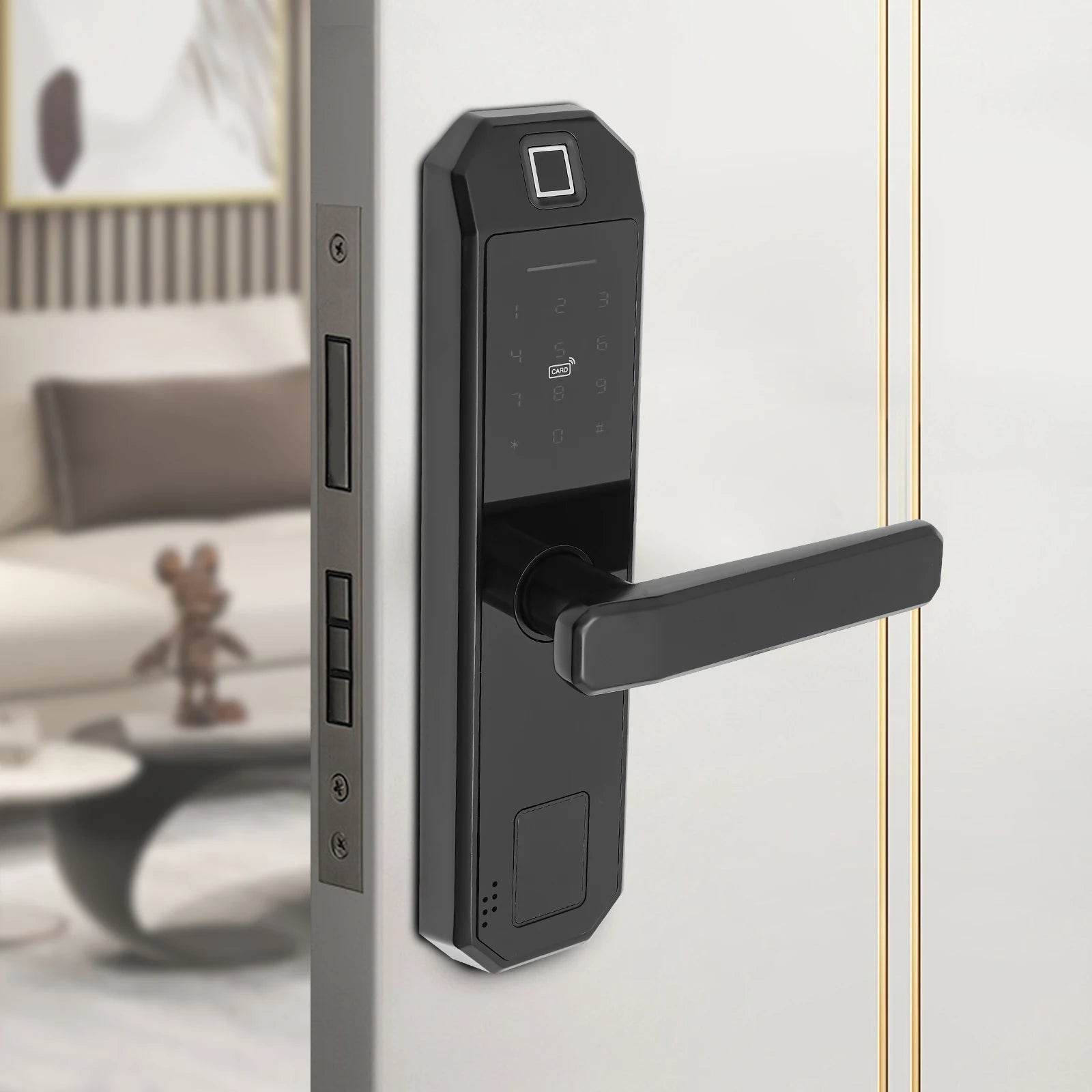 biometric fingerprint keypad lock - Loja Manuel Coelho
