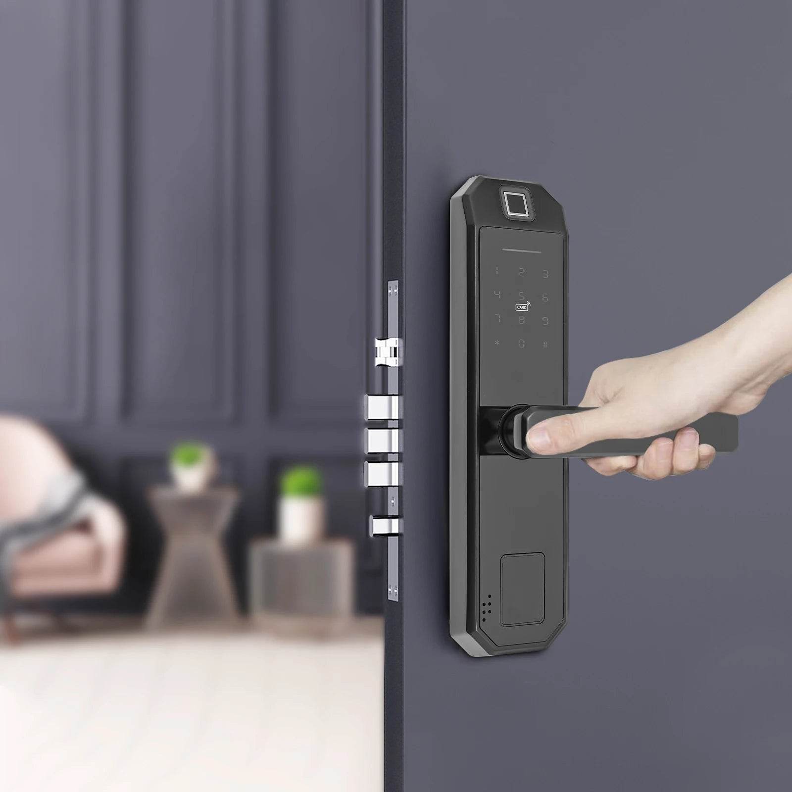 biometric fingerprint keypad lock - Loja Manuel Coelho