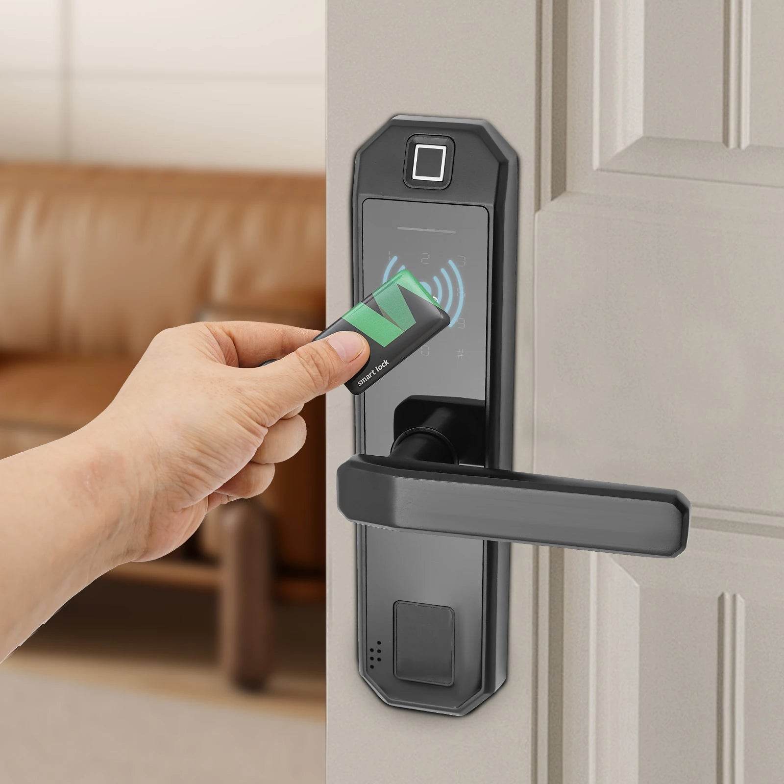 biometric fingerprint keypad lock - Loja Manuel Coelho