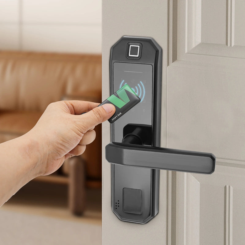 Fingerprint Keypad Lock Touch Smart Door Lock Keyless Biometric - Loja Manuel Coelho