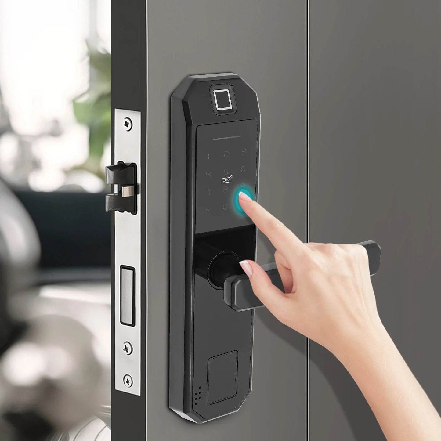 biometric fingerprint keypad lock - Loja Manuel Coelho
