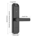 Fingerprint Keypad Lock Touch Smart Door Lock Keyless Biometric - Loja Manuel Coelho
