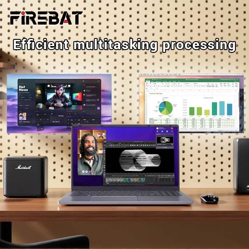 Firebat AT15 Laptop - Intel N150, 16GB RAM, 512GB SSD - Loja Manuel Coelho