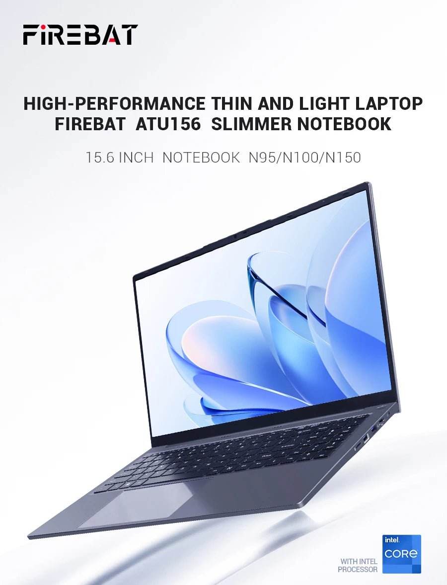 Firebat AT15 Laptop - Intel N150, 16GB RAM, 512GB SSD - Loja Manuel Coelho
