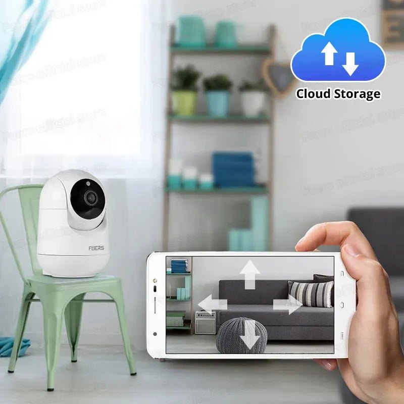 Fuers 5MP WiFi Camera Tuya Smart Home Indoor Wireless IP Surveillance - Loja Manuel Coelho