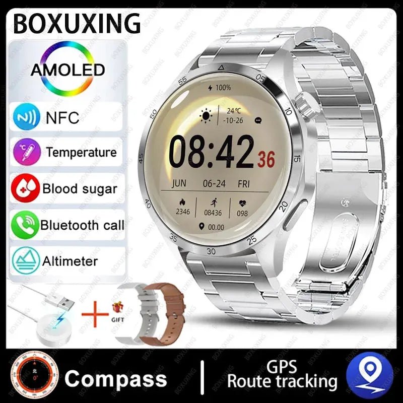 Huawei Xiaomi GT4Pro Smart Watch Men NFC GPS Tracker - Loja Manuel Coelho