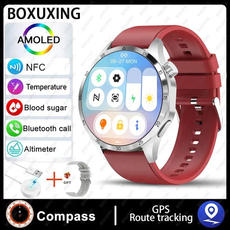 Huawei Xiaomi GT4Pro Smart Watch Men NFC GPS Tracker - Loja Manuel Coelho