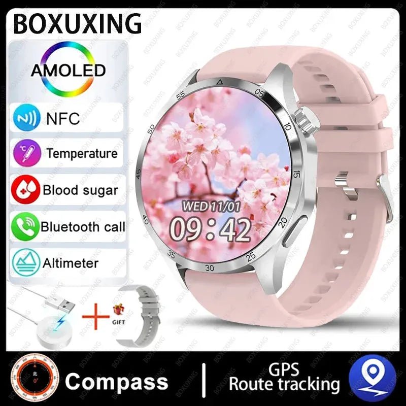 Huawei Xiaomi GT4Pro Smart Watch Men NFC GPS Tracker - Loja Manuel Coelho