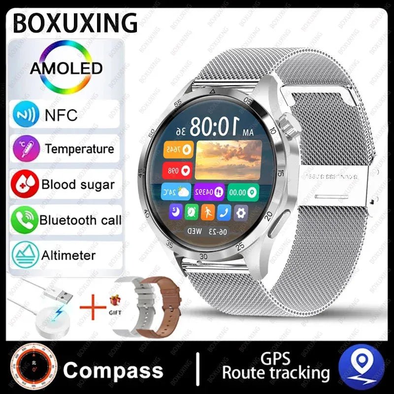 Huawei Xiaomi GT4Pro Smart Watch Men NFC GPS Tracker - Loja Manuel Coelho