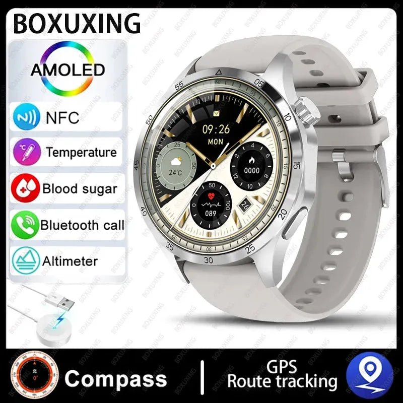 Huawei Xiaomi GT4Pro Smart Watch Men NFC GPS Tracker - Loja Manuel Coelho
