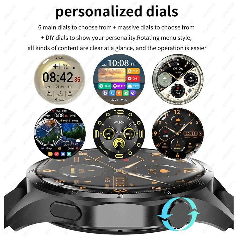 Huawei Xiaomi GT4Pro Smart Watch Men NFC GPS Tracker - Loja Manuel Coelho