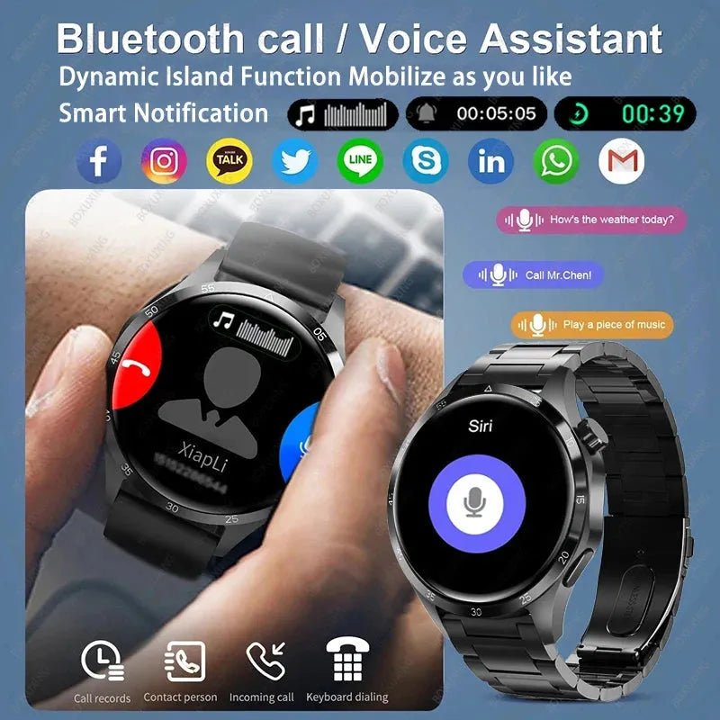 Huawei Xiaomi GT4Pro Smart Watch Men NFC GPS Tracker - Loja Manuel Coelho