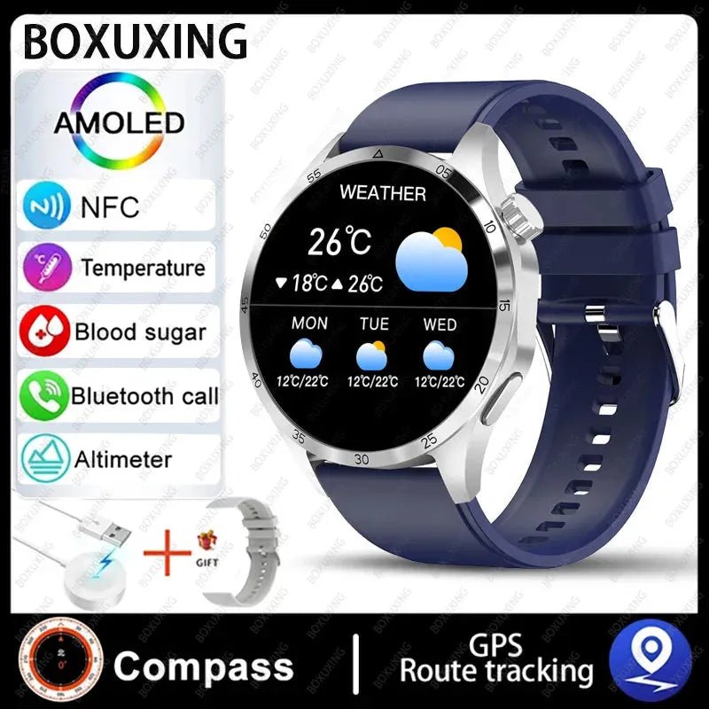 Huawei Xiaomi GT4Pro Smart Watch Men NFC GPS Tracker - Loja Manuel Coelho