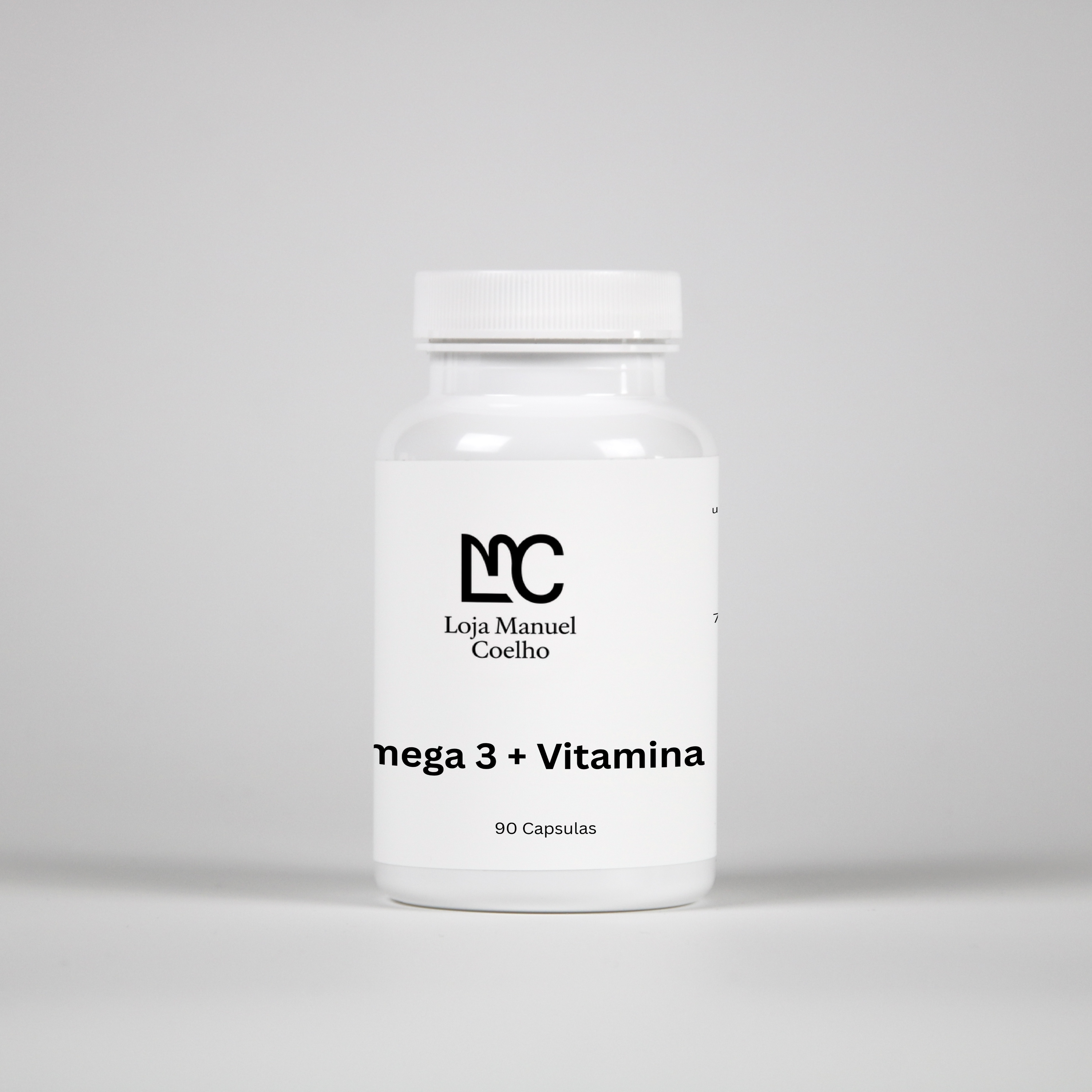 Cápsulas de ómega-3 e vitamina E – 90 cápsulas