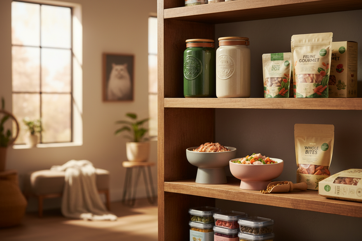 Imagem premium de ração para pets