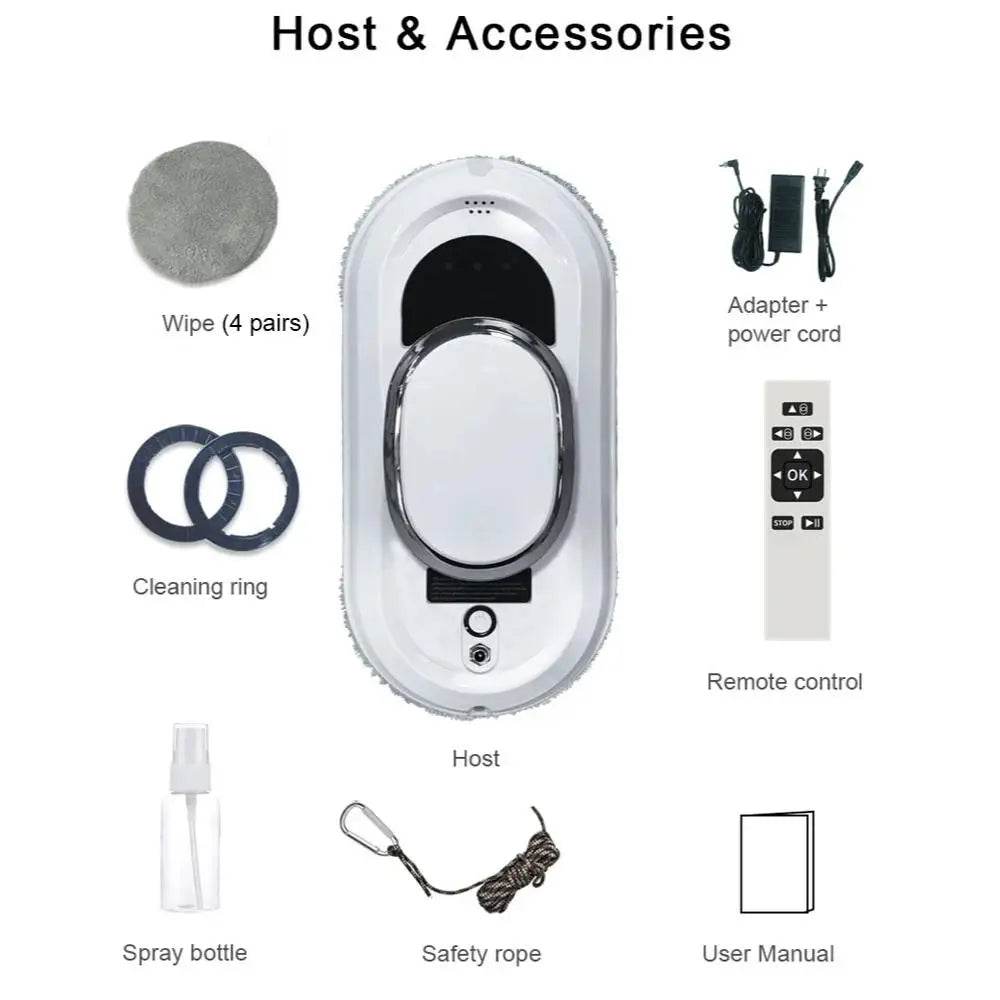 Intelligent Window Cleaning Robot Vacuum Cleaner - Loja Manuel Coelho