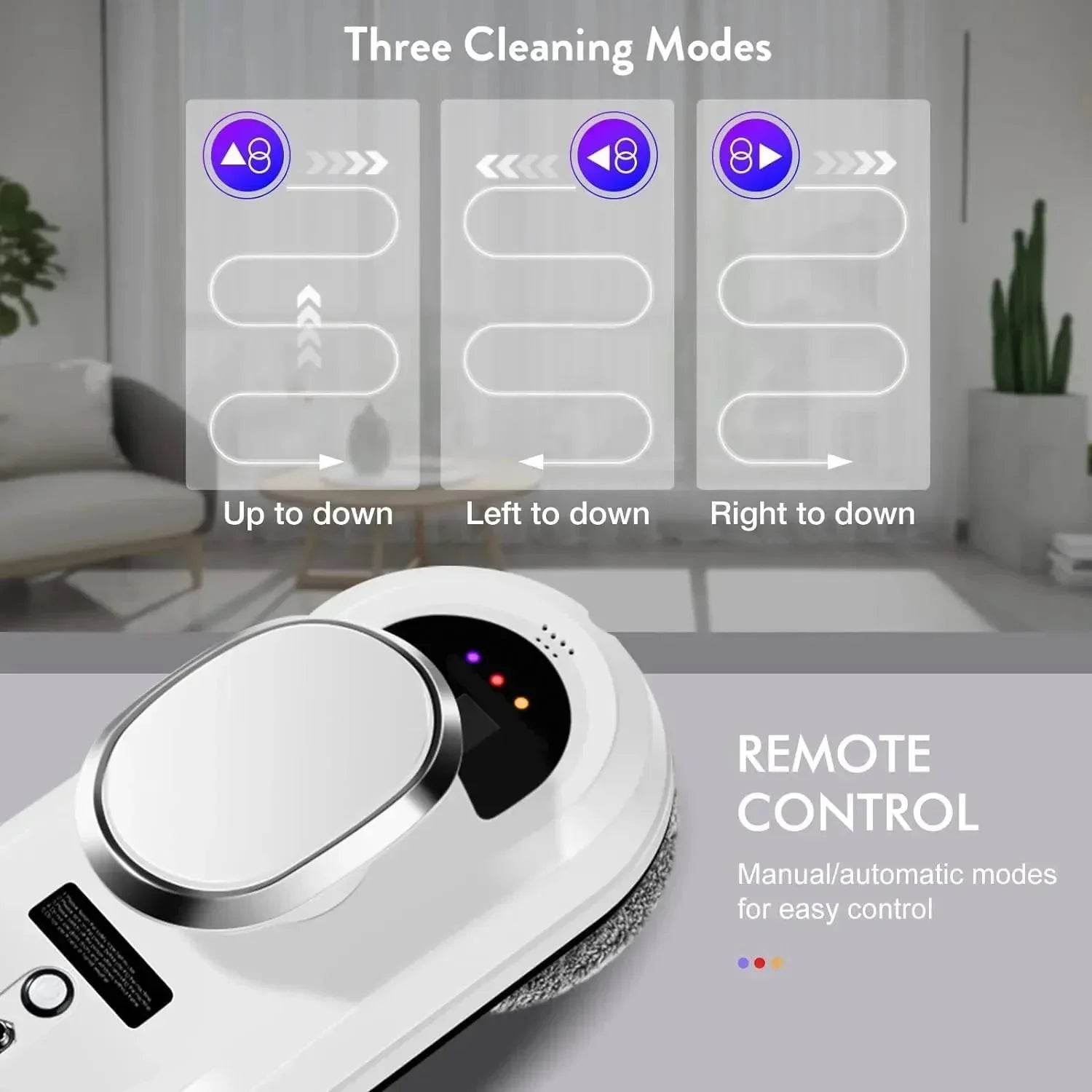 Intelligent Window Cleaning Robot Vacuum Cleaner - Loja Manuel Coelho