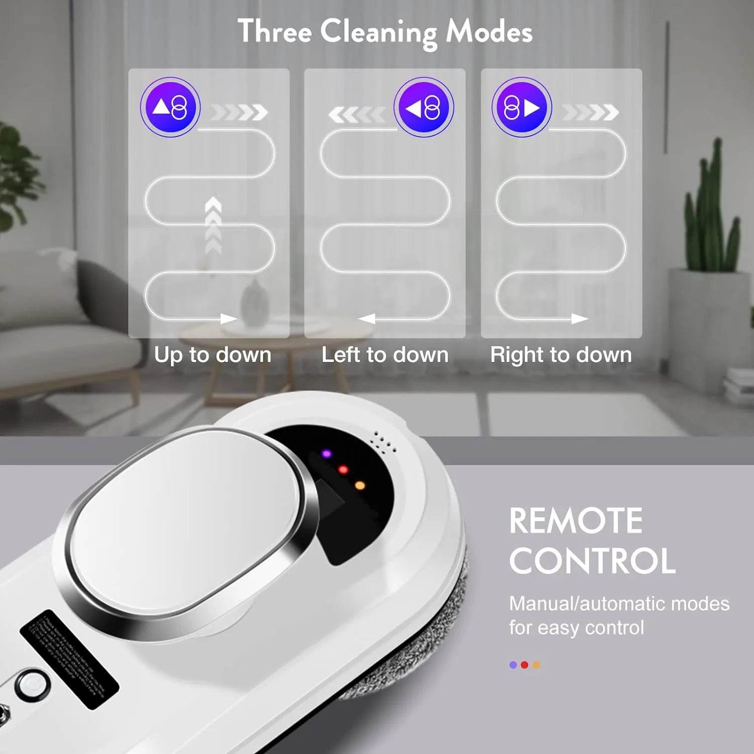 Intelligent Window Cleaning Robot Vacuum Cleaner - Loja Manuel Coelho