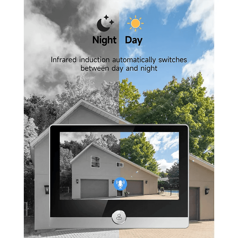 Jeatone Smart WiFi Video Peephole Doorbell Camera - Loja Manuel Coelho