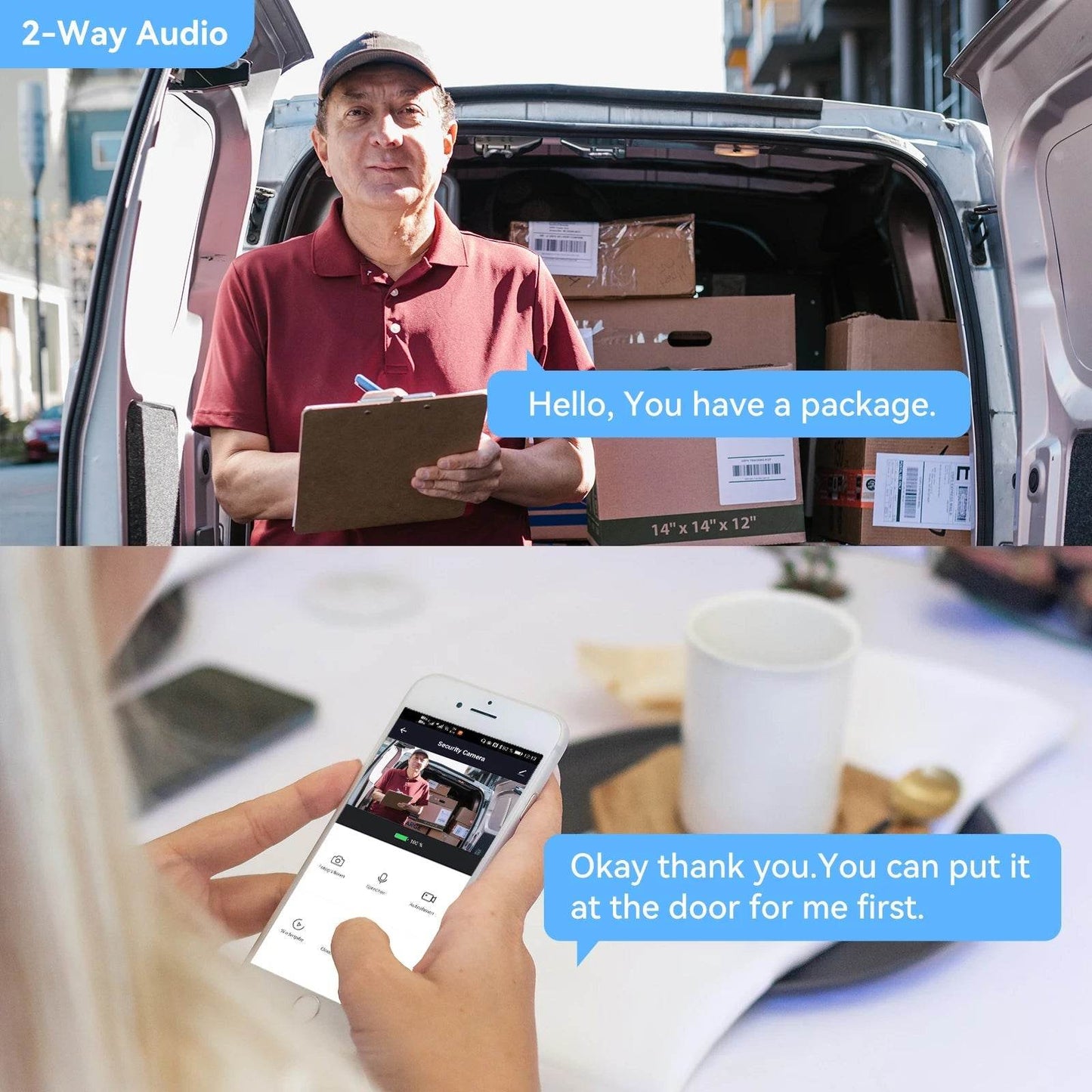 Jeatone Smart WiFi Video Peephole Doorbell Camera - Loja Manuel Coelho