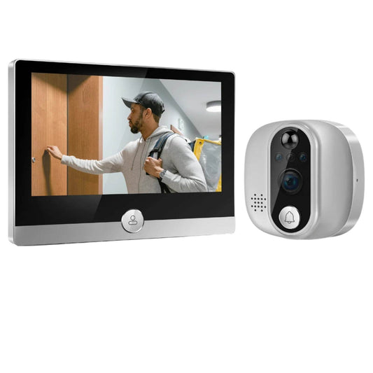 Jeatone Smart WiFi Video Peephole Doorbell Camera - Loja Manuel Coelho