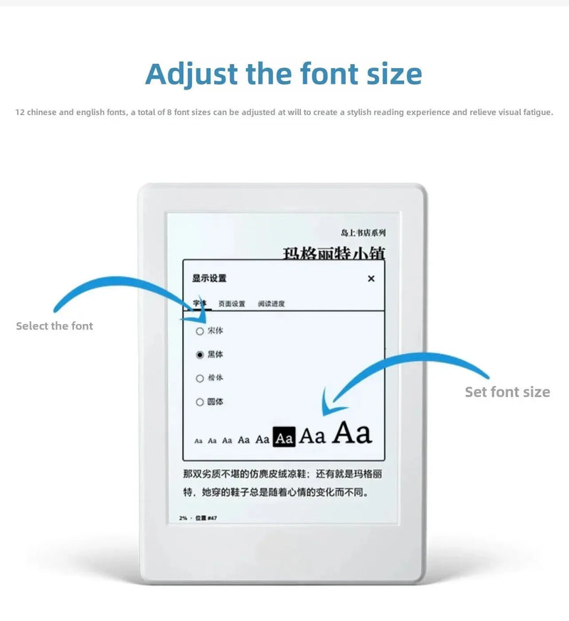K8 New Kindle Migu Version Online Version K6 558 Ink Screen Electric Paper Book Reader - Loja Manuel Coelho