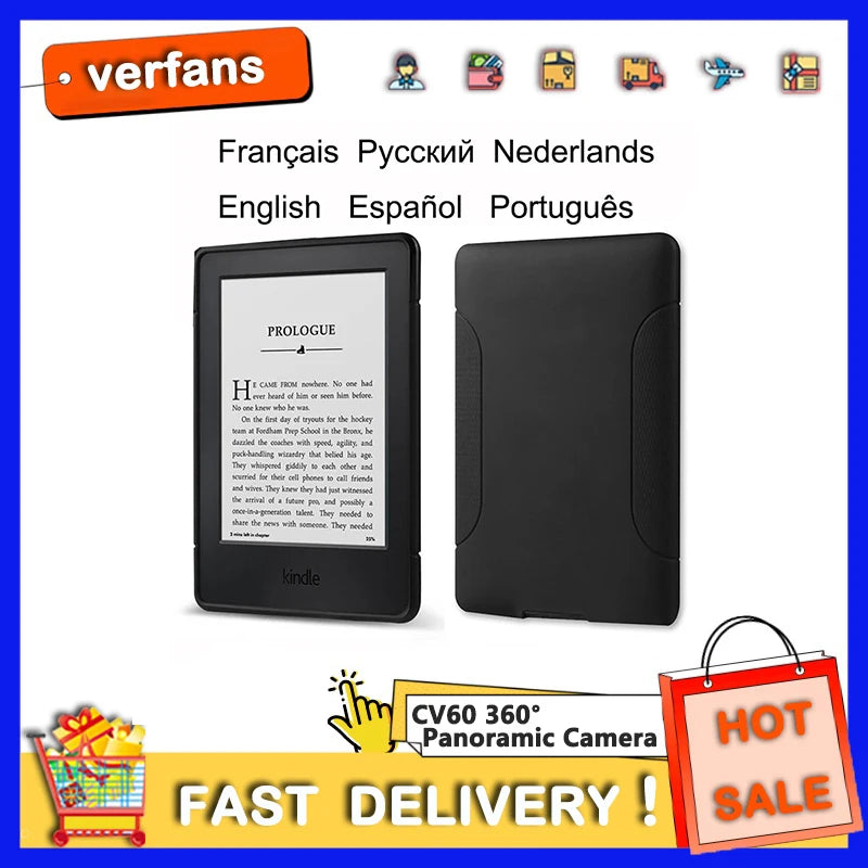 Kindle 8 E-Book Reader with Protective Cover - Loja Manuel Coelho | Loja Manuel Coelho