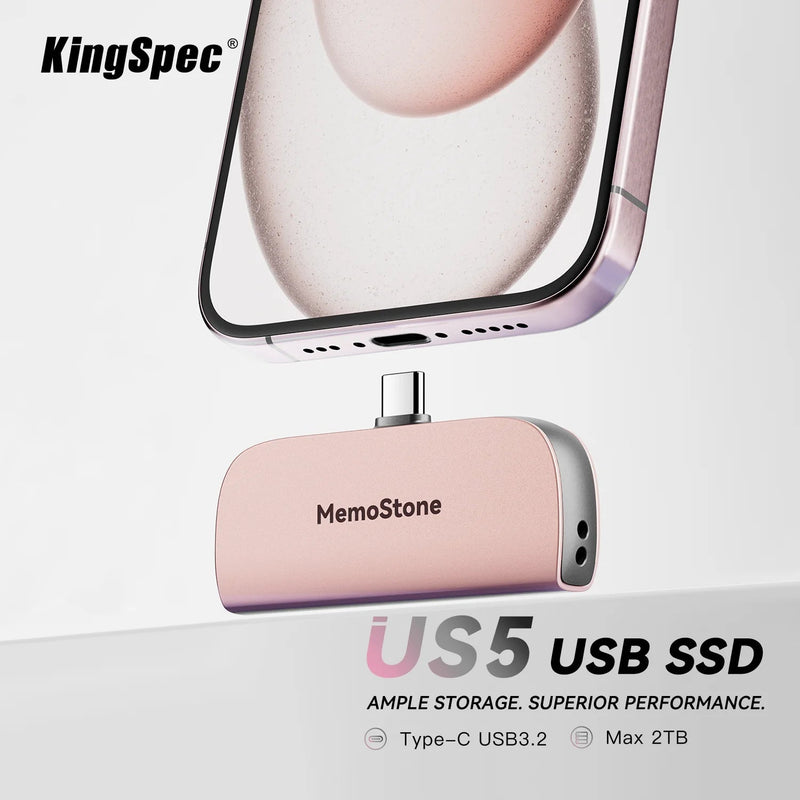 KingSpec USB External SSD Hard Drive 512G 1TB 2TB USB3.2 Pen Drive Hdd - Loja Manuel Coelho