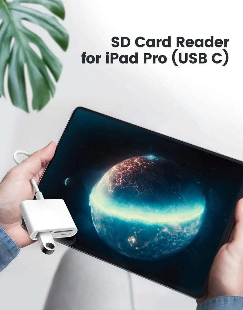 KUTOU 3 In 1 Adapter TF CF SD Memory Flash Card Reader USB Type C OTG - Loja Manuel Coelho
