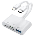 KUTOU 3 In 1 Adapter TF CF SD Memory Flash Card Reader USB Type C OTG - Loja Manuel Coelho
