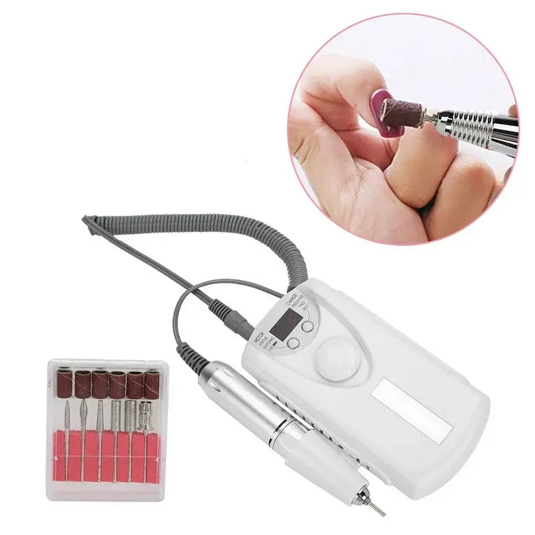 Esmaltadora de uñas 12000 RPM – Potencia Compacta para Manicuras Rápidas - Loja Manuel Coelho