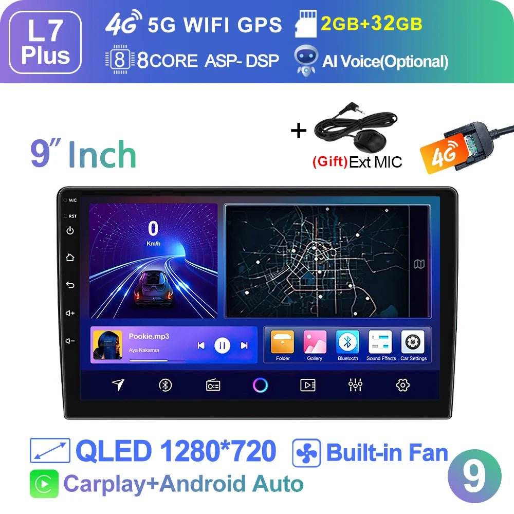 LEHX Wireless Carplay 2din Multimedia Player - Loja Manuel Coelho
