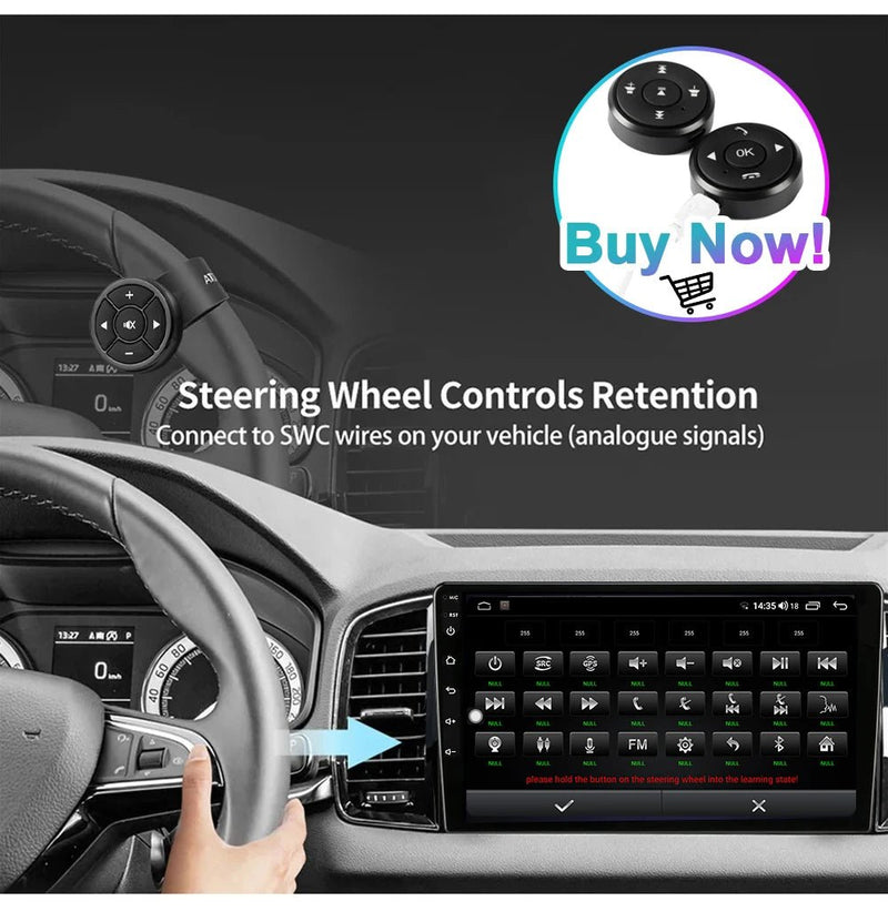 LEHX Wireless Carplay 2din Android 14 Car Radio Multimedia Video Player Universal - Loja Manuel Coelho