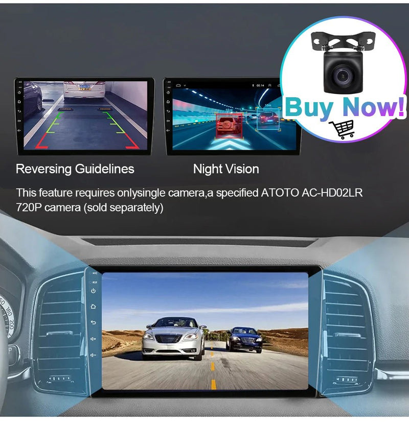 LEHX Wireless Carplay 2din Android 14 Car Radio Multimedia Video Player Universal - Loja Manuel Coelho