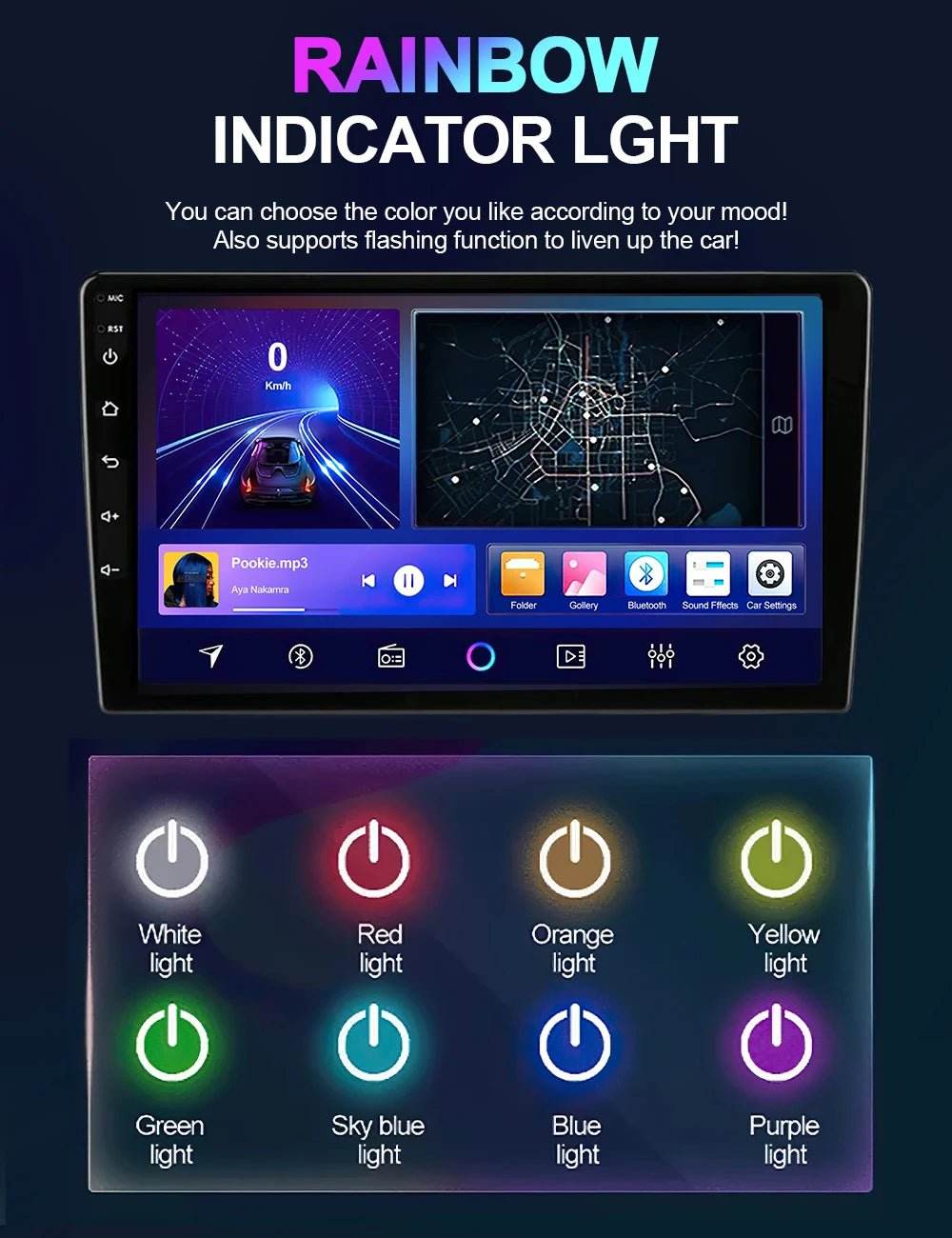 LEHX Wireless Carplay 2din Multimedia Player - Loja Manuel Coelho