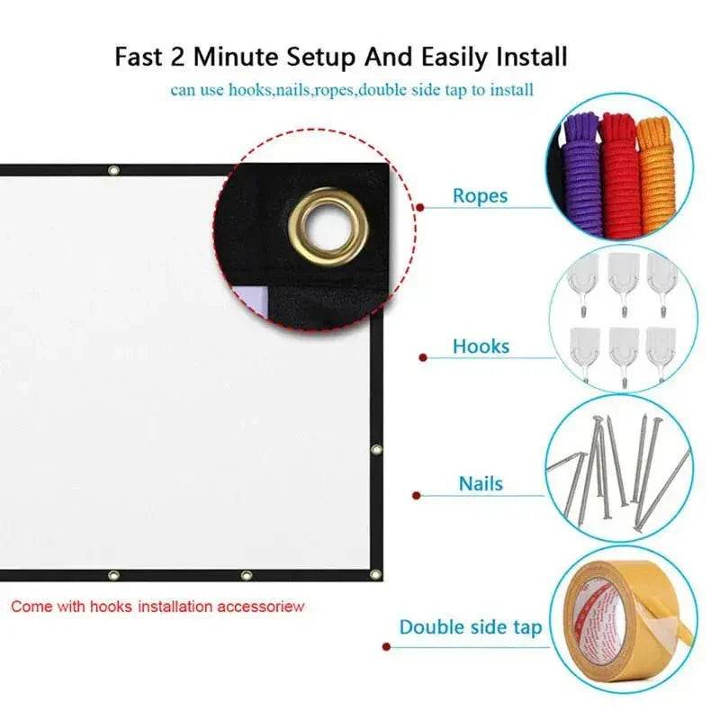 Loja Manuel Coelho High Quality Projector Screen for Home - Loja Manuel Coelho