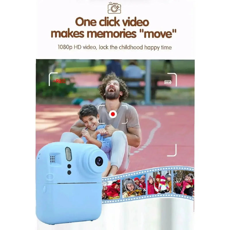 Loja Manuel Coelho Kids Instant Print Camera - Fun Blue - Loja Manuel Coelho