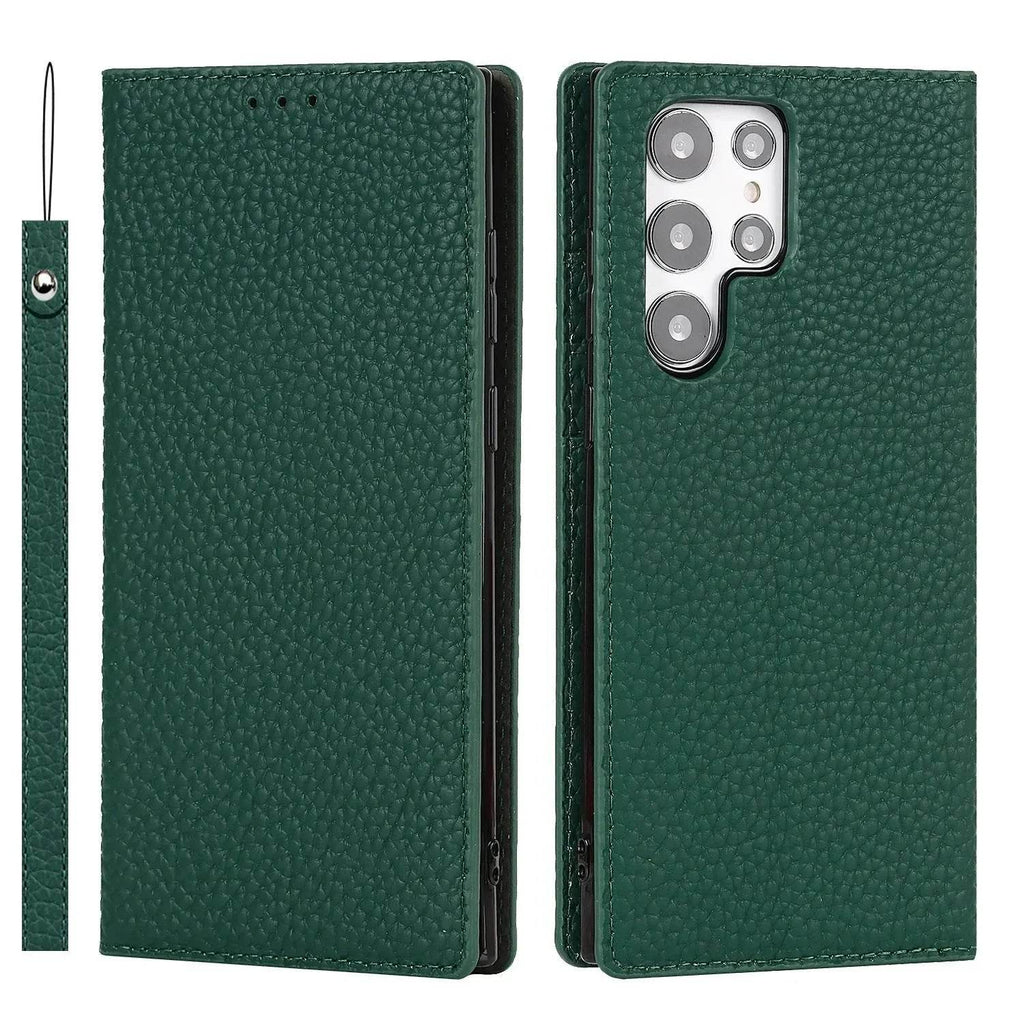 Loja Manuel Coelho Litchi Texture Phone Case for S24 Ultra - Loja Manuel Coelho