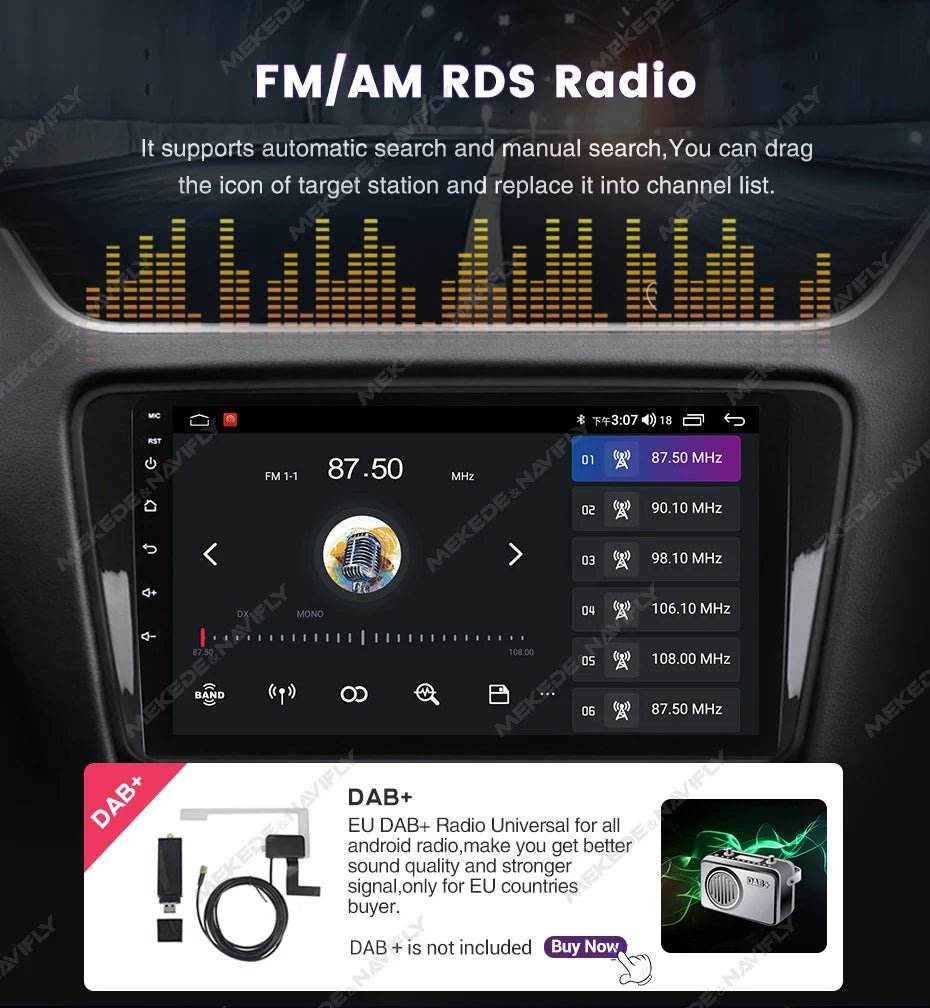 MEKEDE UIS7862S Car Radio Wireless Carplay for BMW, Benz - Loja Manuel Coelho