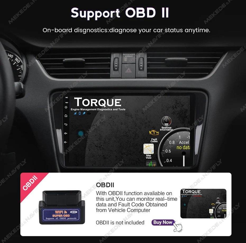MEKEDE UIS7862S Car Radio Wireless Carplay for BMW, Benz - Loja Manuel Coelho