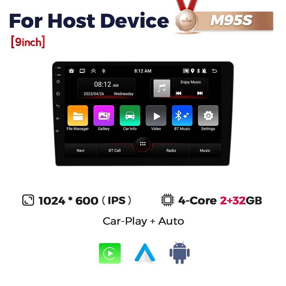 MEKEDE UIS7862S Car Radio Wireless Carplay for BMW, Benz - Loja Manuel Coelho