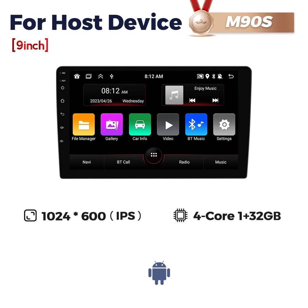 MEKEDE UIS7862S Car Radio Wireless Carplay for BMW, Benz - Loja Manuel Coelho