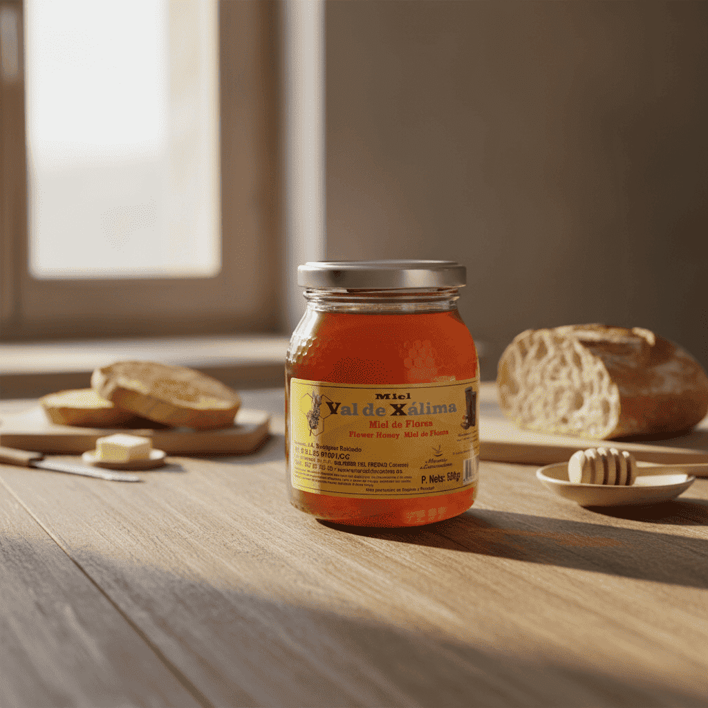Geocakes Wildflower Honey Natural – Pure Serra da Gata 500g – authentic Portuguese food