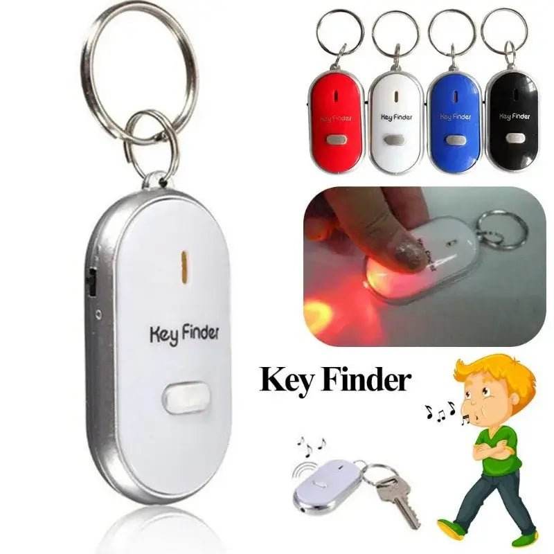 Mini Anti-lost Whistle Key Finder Flashing Beeping Remote Kids - Loja Manuel Coelho